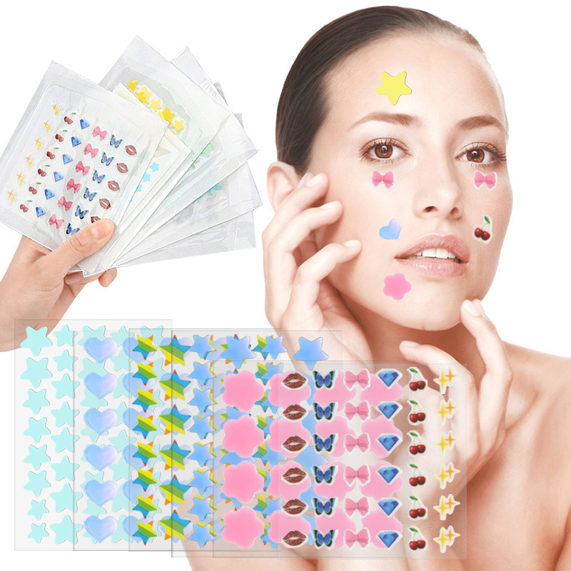 Beauty Makeup Tool - Stiker Perawatan Kulit Tambalan Jerawat Kartun