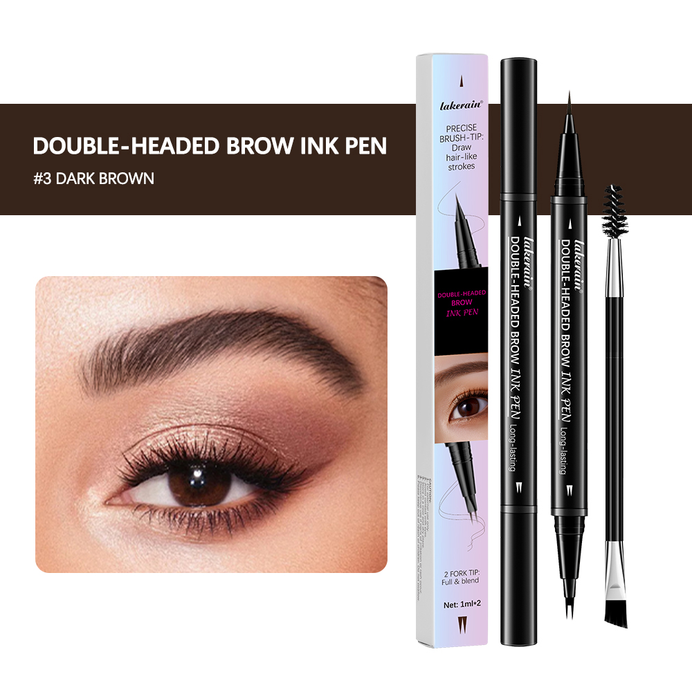 Eyebrow Pomade Pencil - Pensil alis 2 In 1 tahan
