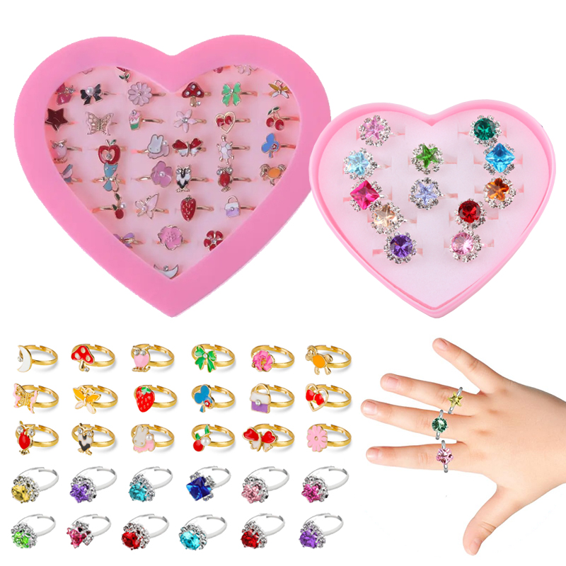 Beauty Makeup Kids - Cincin anak-anak dapat disesuaikan perhiasan indah