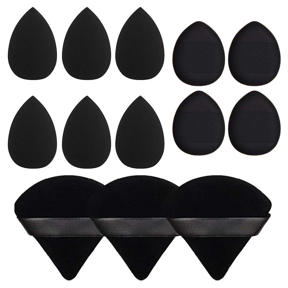 Beauty Blender In Makeup - Set Puff kecantikan 13 PSC, Blender