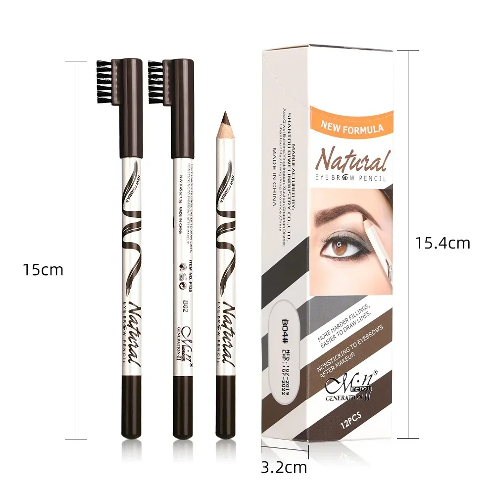 Eyebrow Pomade Pencil - Pensil alis Menow riasan Korea, spidol