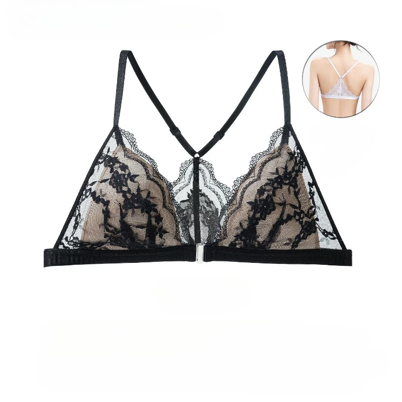 Beauty & Makeup Katia Di Paola - Bra Segitiga Berenda Prancis untuk Wanita,