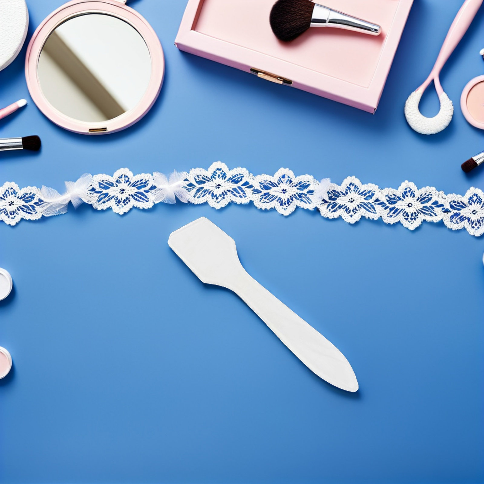 Beauty Makeup Cream - 50Pcs Spatula Sendok Masker untuk Aplikasi