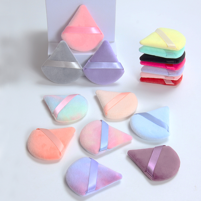Beauty Blender In Makeup - Spons rias wajah Puff bubuk segitiga,