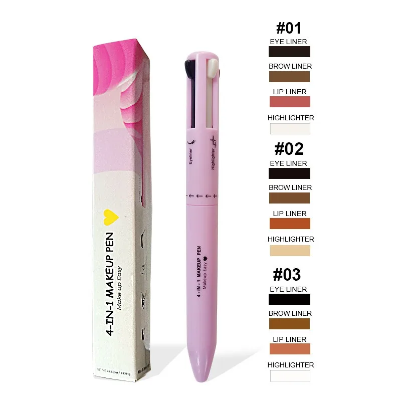 4 In 1 Pensil Alis Lip Liner P - Eyebrow Pomade Pencil ulasan dan harga