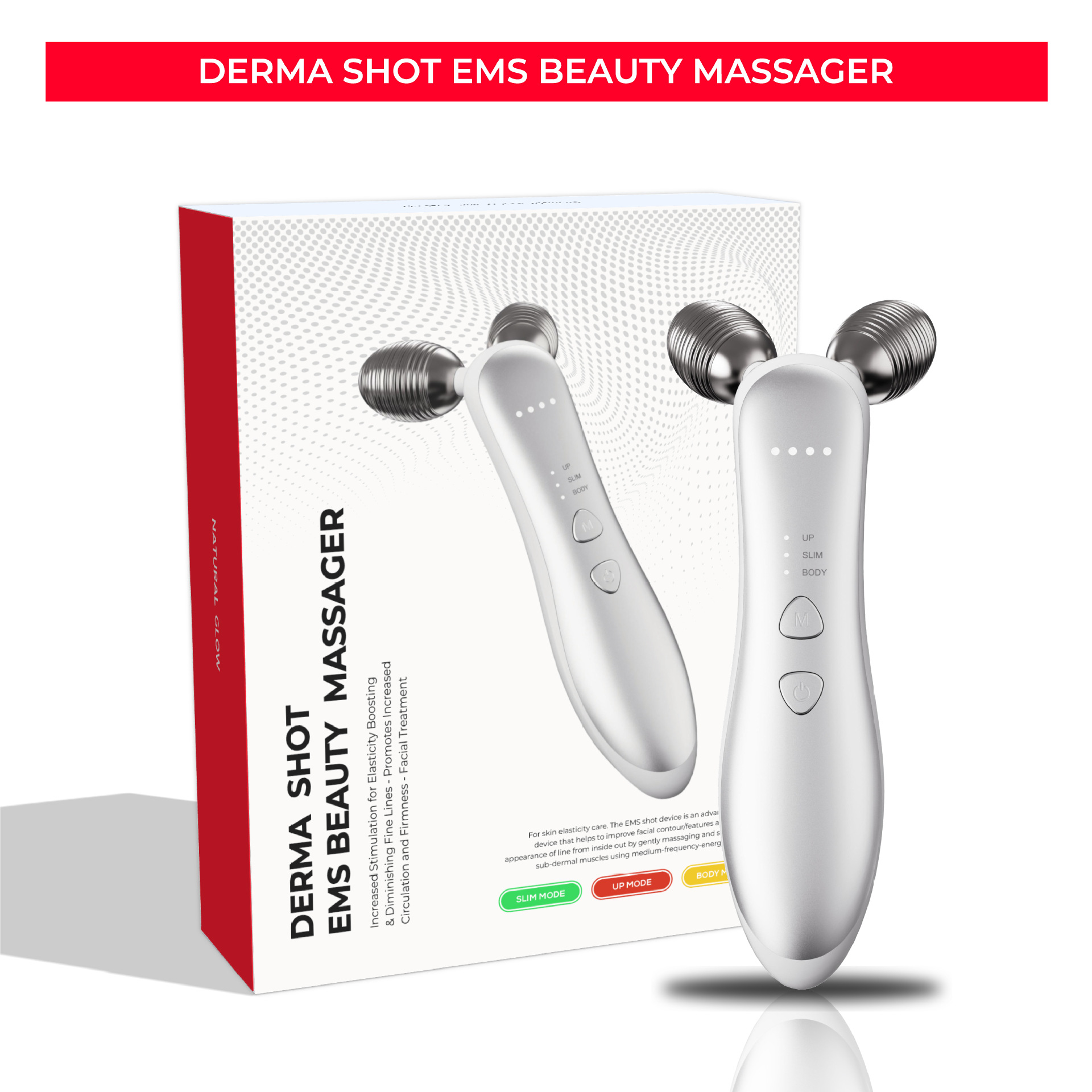 Alat Pijat Wajah Roller Mikro- - Beauty & Makeup Katia Di Paola ulasan dan harga