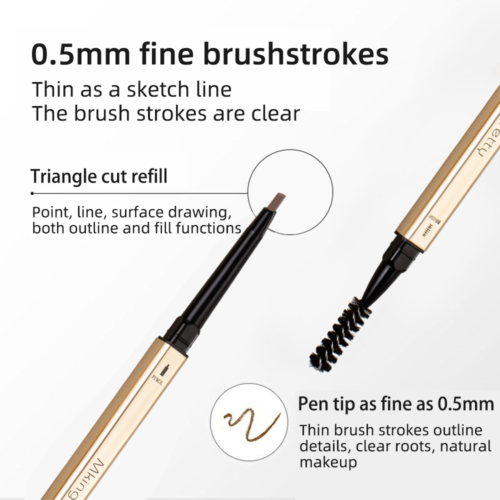 Riasan pensil alis wanita, 5 w - Eyebrow Pomade Pencil ulasan dan harga