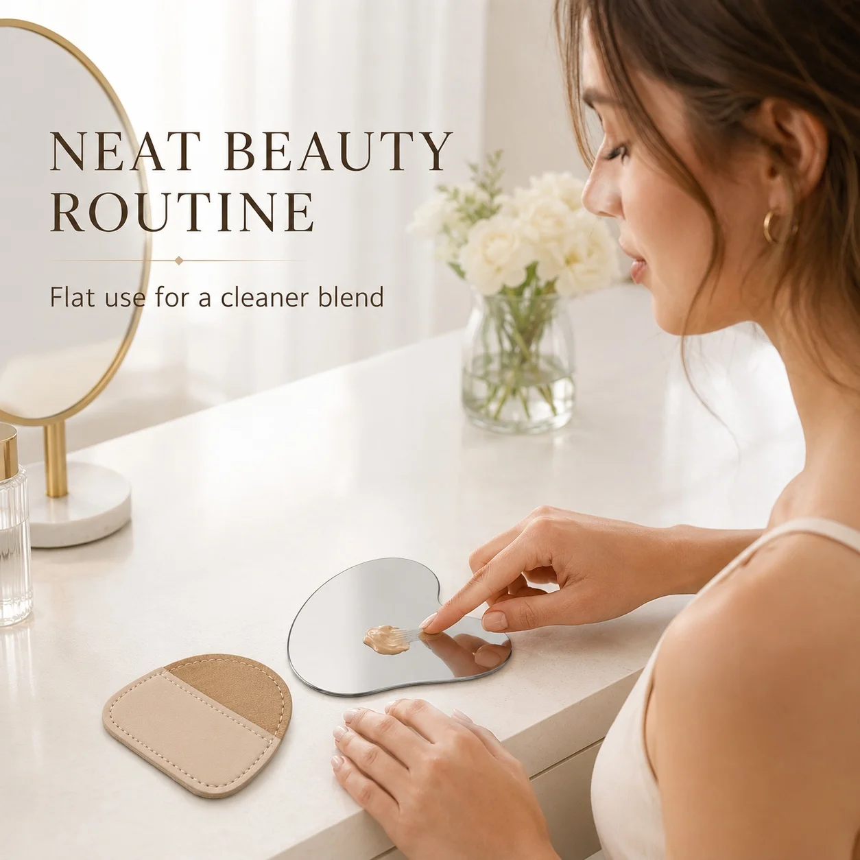 Palet Pencampur Makeup Bentuk  - Beauty Makeup Tool ulasan dan harga