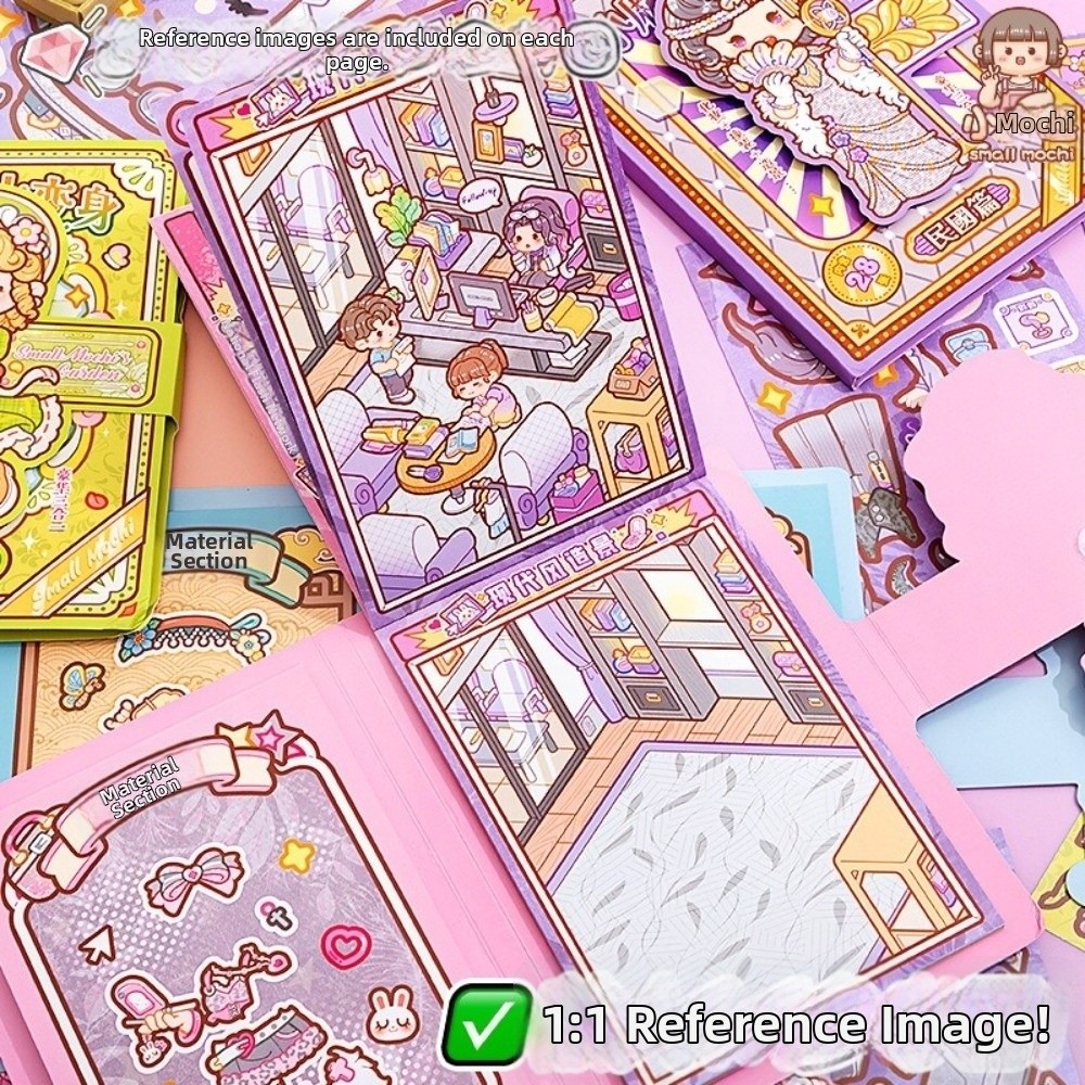 28 Lembar Stiker Kartun untuk  - Beauty Makeup Book ulasan dan harga