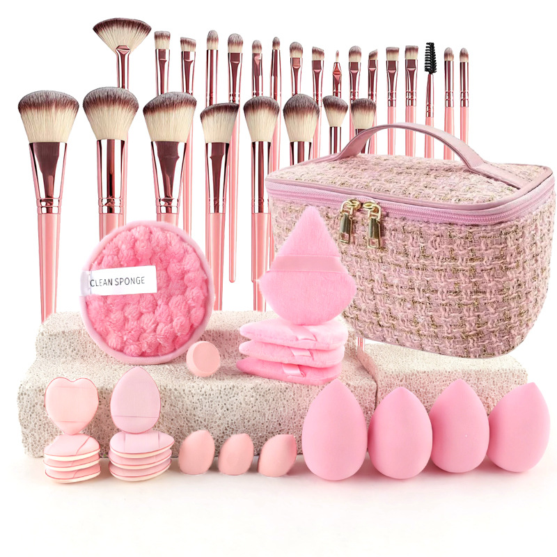 Set Kuas Makeup Gaya Chic deng - Beauty Makeup Tool ulasan dan harga