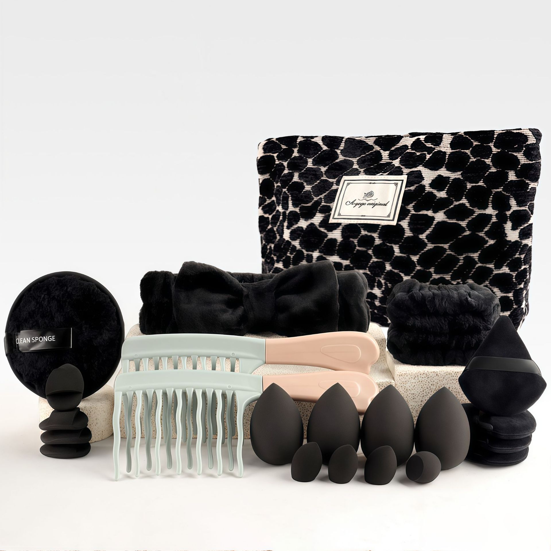 Set Kuas Makeup Gaya Chic deng - Beauty Makeup Tool ulasan dan harga