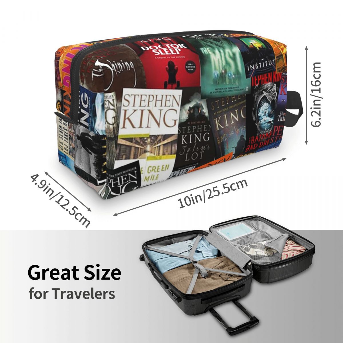 Sampul Buku Stephen King, Tas  - Beauty Makeup Book ulasan dan harga