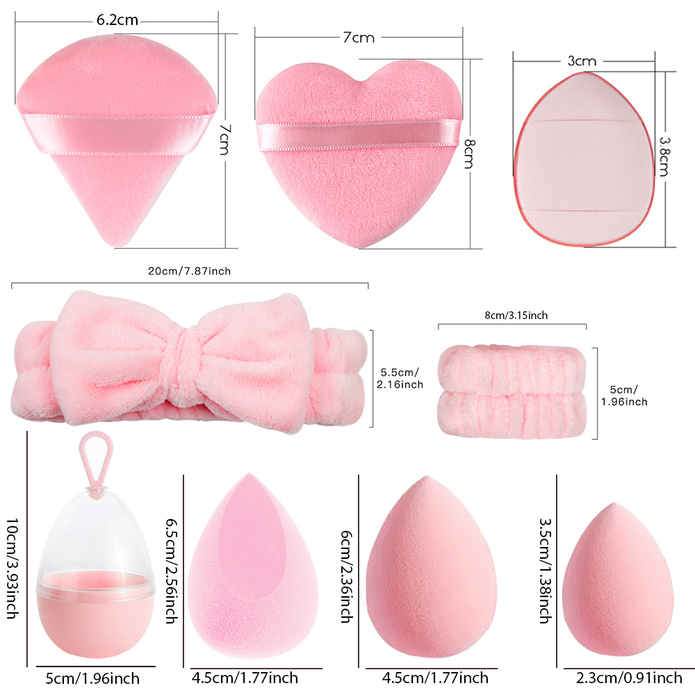 17 BH Set Blender spons rias w - Beauty Blender In Makeup ulasan dan harga