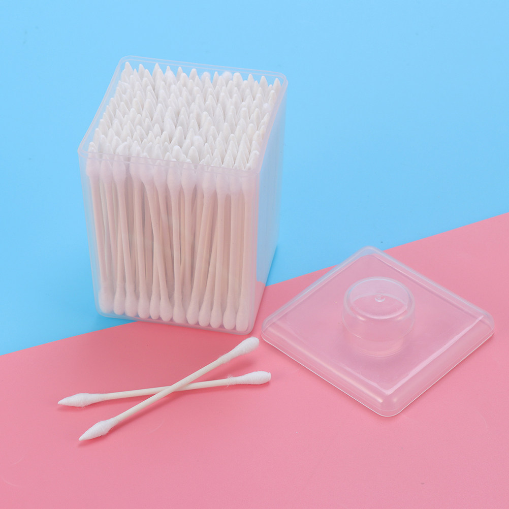 600Pcs Cotton Swab Kepala Gand - Beauty Makeup Tool ulasan dan harga