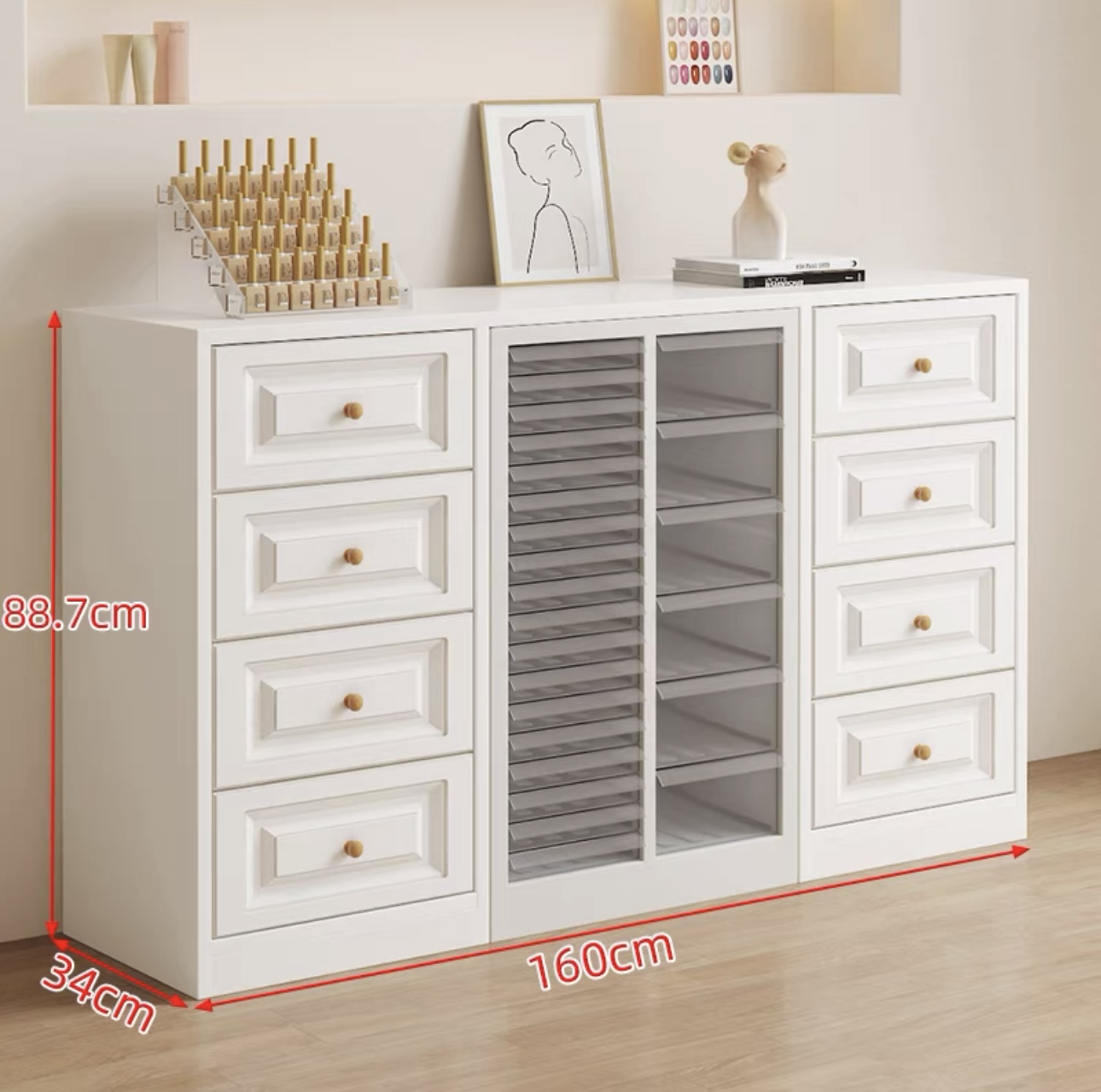 Rak Display Cat Kuku Manikur,  - Beauty & Makeup Katia Di Paola ulasan dan harga