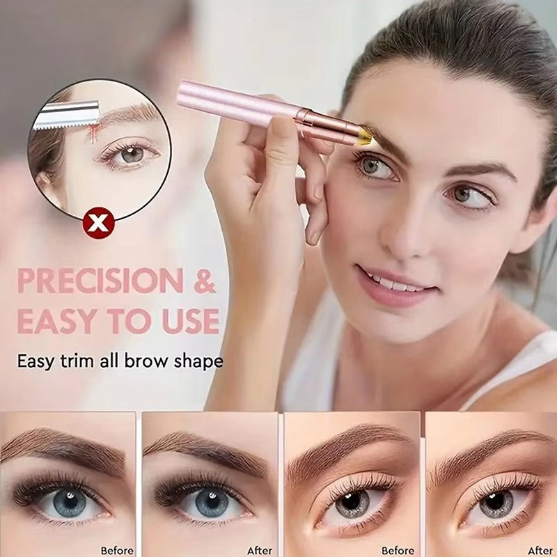Pemangkas Alis Elektrik Wanita - Eyebrow Pomade Pencil ulasan dan harga