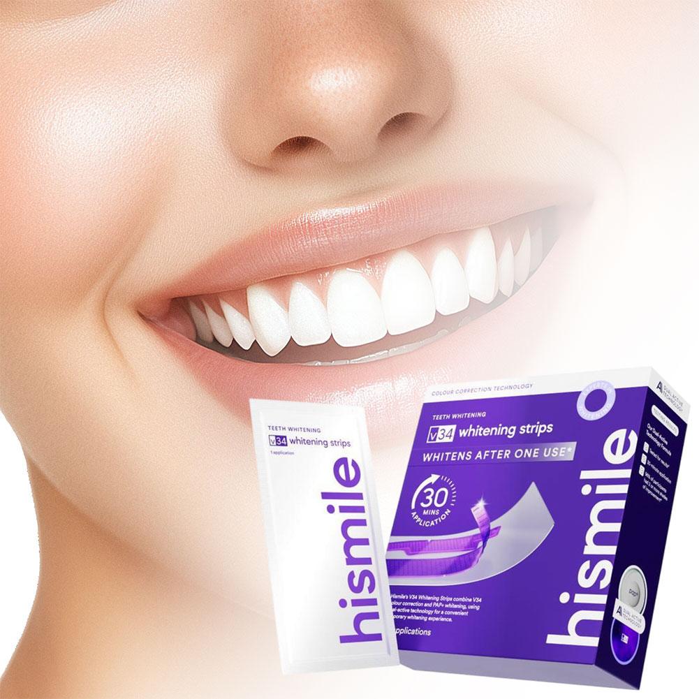 Strip Pemutih Gigi Ungu Perawa - Teeth Whitening Strips ulasan dan harga