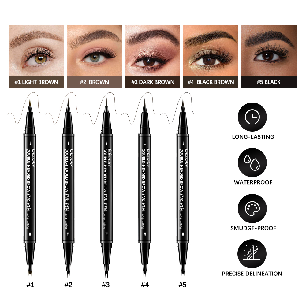 Pensil alis 2 In 1 tahan air,  - Eyebrow Pomade Pencil ulasan dan harga