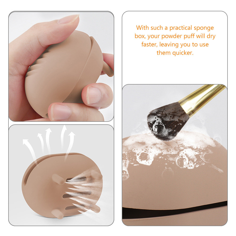 Kotak Spons Makeup Silikon Pre - Beauty Makeup Tool ulasan dan harga