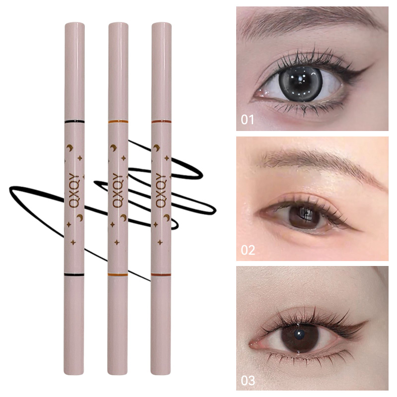 QXQY Eyeliner Kepala Ganda, Pe - Beauty Home Makeup ulasan dan harga