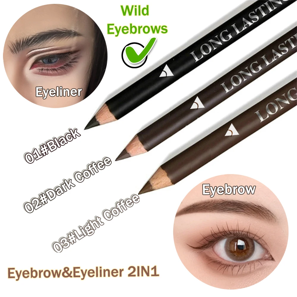 Pensil Eyeliner Alis 2 in 1, T - Eyebrow Pomade Pencil ulasan dan harga