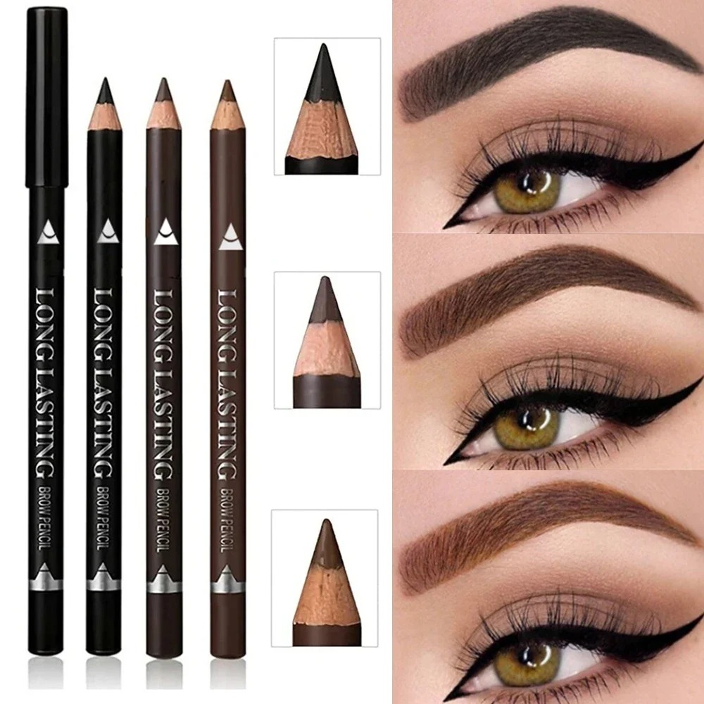 Pensil Eyeliner Alis 2 in 1, T - Eyebrow Pomade Pencil ulasan dan harga