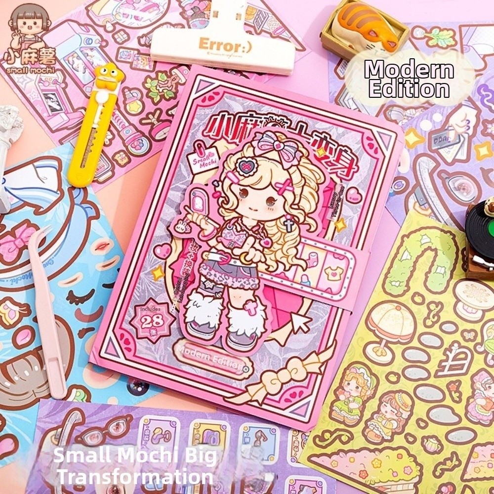 28 Lembar Stiker Kartun untuk  - Beauty Makeup Book ulasan dan harga