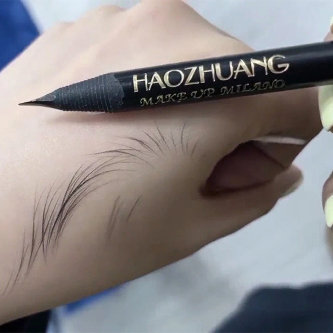 Pensil Alis HAOZHUANG Hitam, M - Eyebrow Pomade Pencil ulasan dan harga
