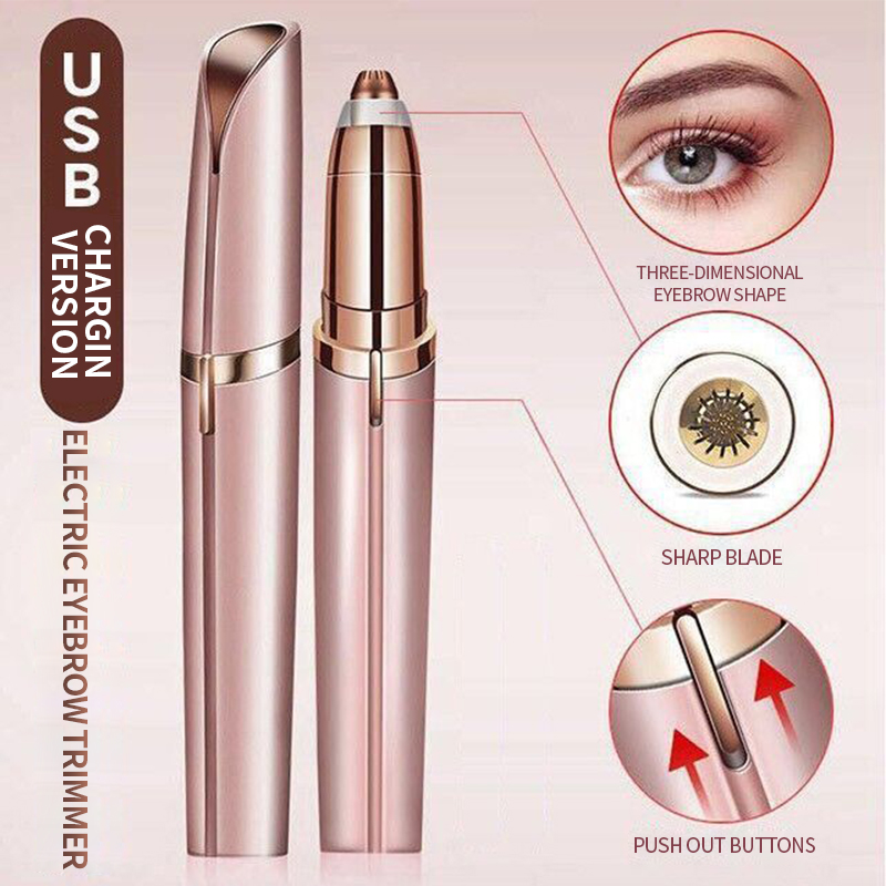 Pemangkas Alis Elektrik Wanita - Eyebrow Pomade Pencil ulasan dan harga