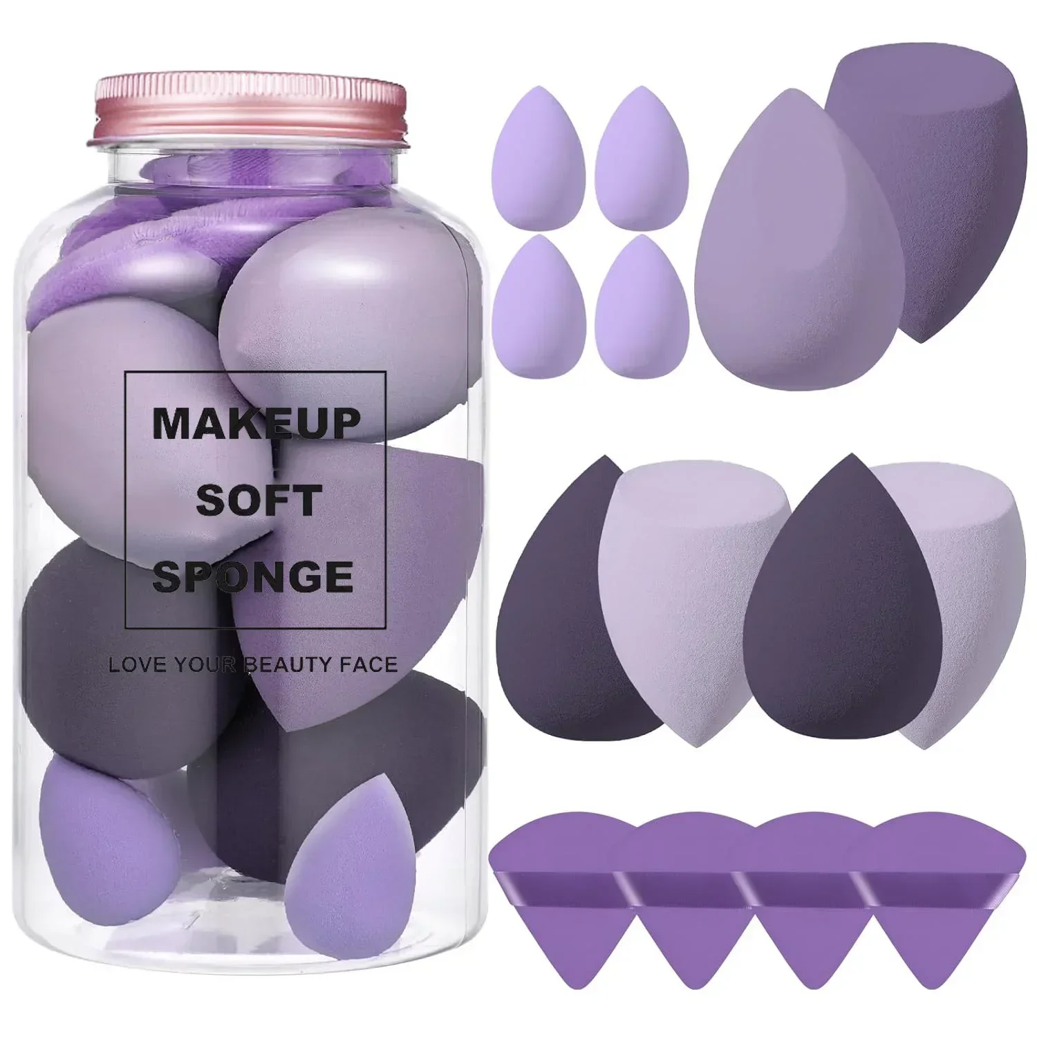 Spons rias wajah, 12/14 buah s - Beauty Blender In Makeup ulasan dan harga