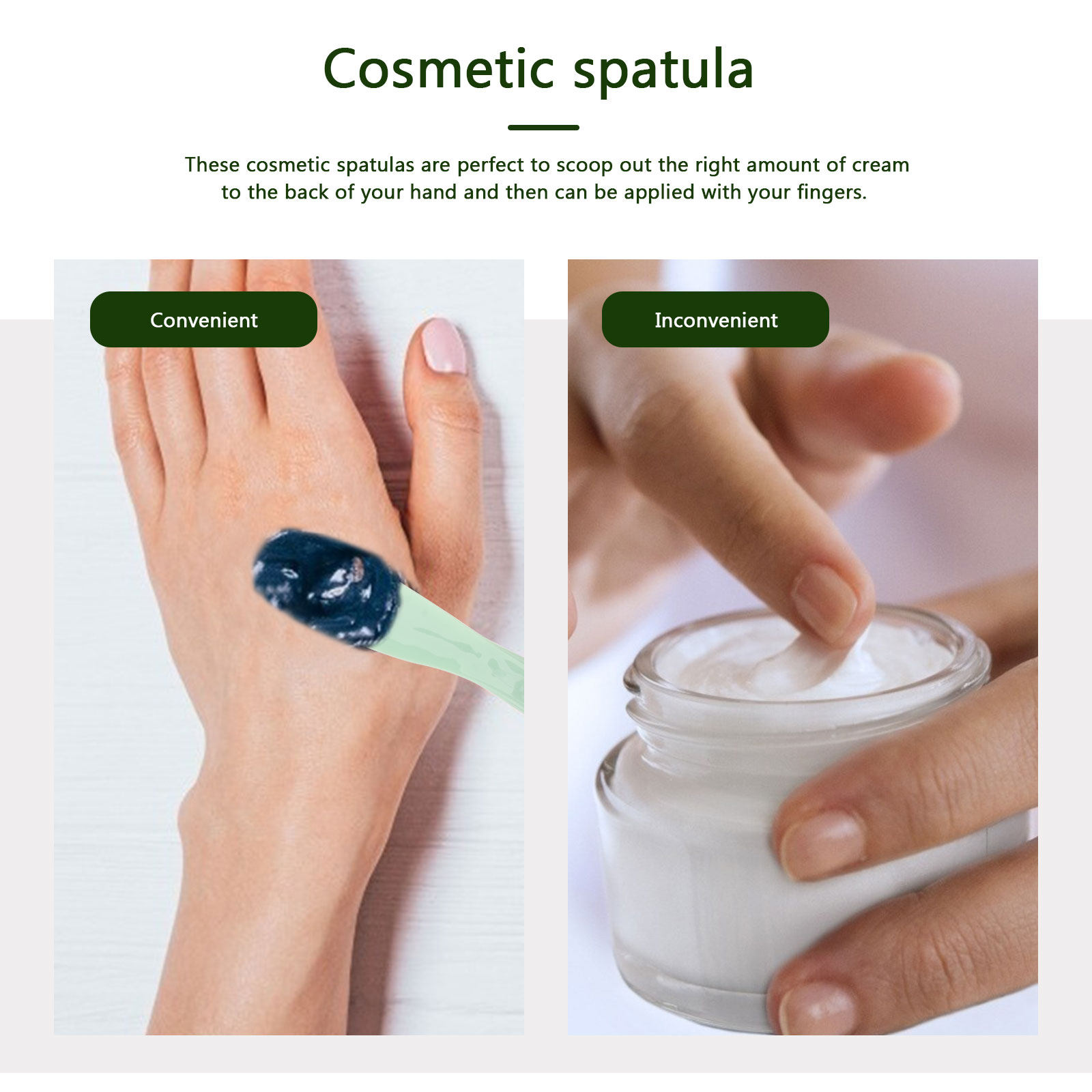 1Set Spatula Makeup Plastik un - Beauty Makeup Cream ulasan dan harga