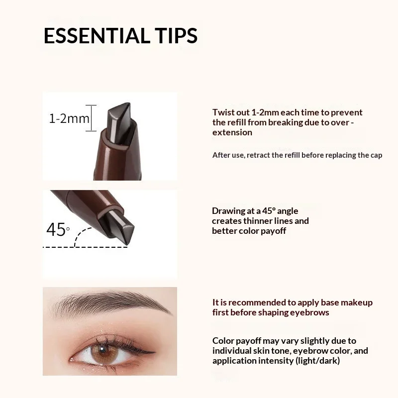 Pensil alis halus 350mg dengan - Eyebrow Pomade Pencil ulasan dan harga