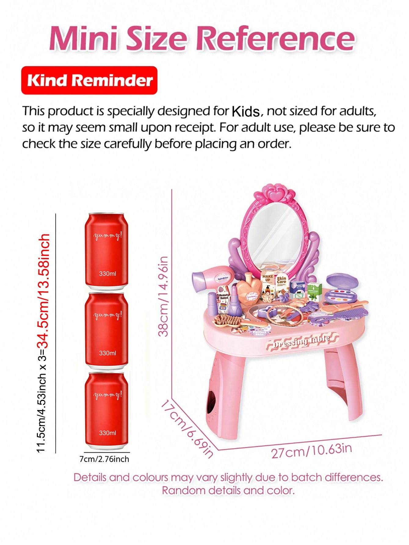 Set Mainan Meja Rias Putri Ana - Beauty Makeup Kids ulasan dan harga