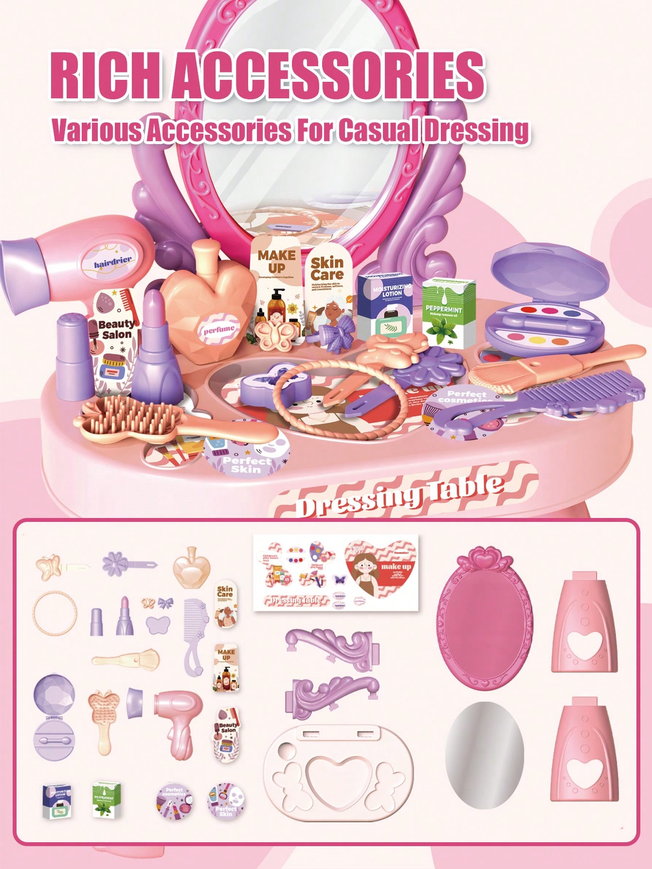 Set Mainan Meja Rias Putri Ana - Beauty Makeup Kids ulasan dan harga