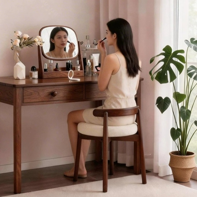 Bangku Rias Tinggi Putih Moder - Beauty Makeup Kids ulasan dan harga