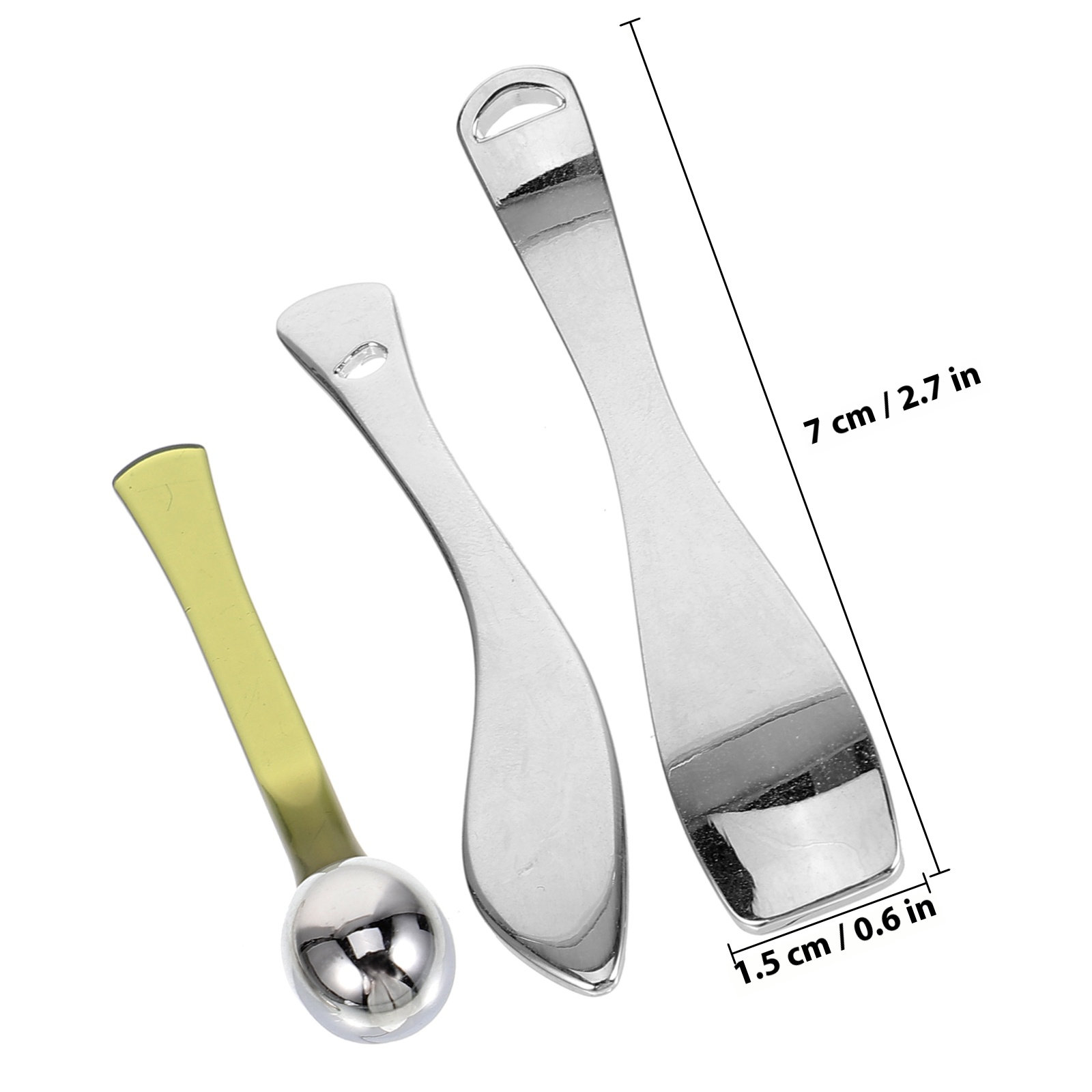 3Pcs Spatula Makeup Sendok Kri - Beauty Makeup Tool ulasan dan harga