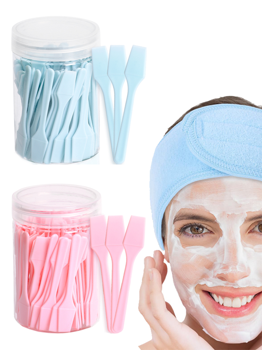 100 buah sendok spatula kosmet - Beauty Makeup Cream ulasan dan harga