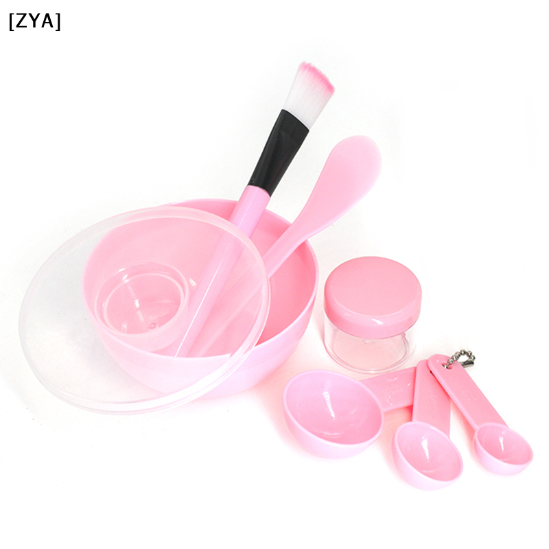 Set Kuas Masker Wajah, Mangkuk - Beauty Home Makeup ulasan dan harga